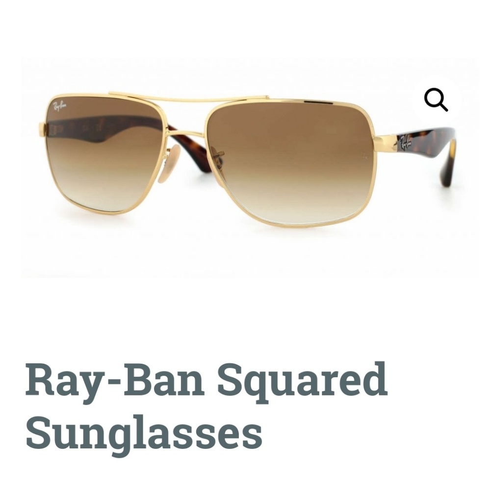 Gorgeous new in box gold unisex ray bans